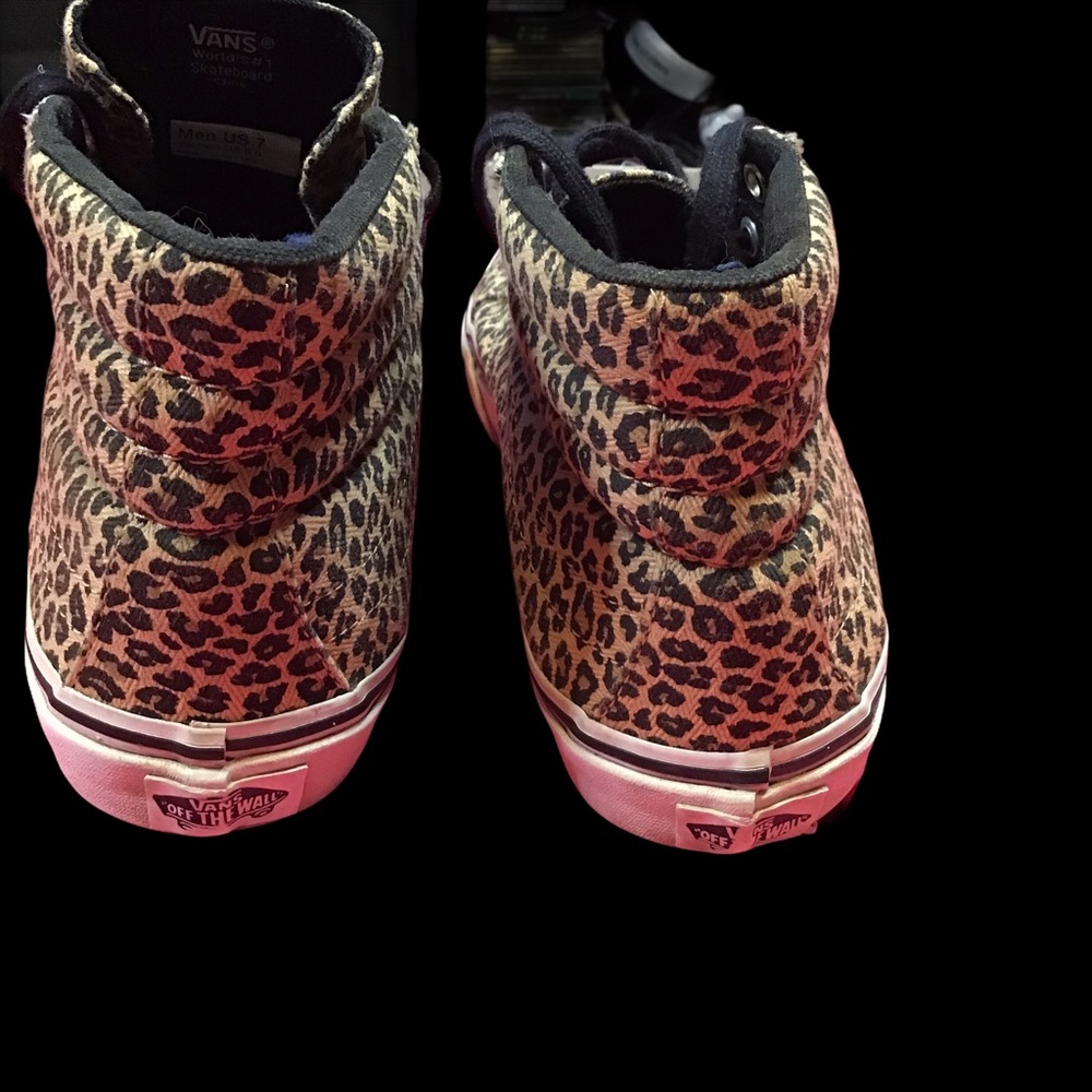Vans Off The Wall Leopard SK8-Hi Slim Sneaker 8.5 - Picture 10 of 11